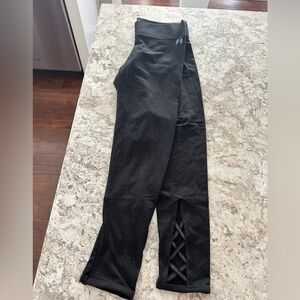 VS Angel Wings Logo Black Leggings Medium